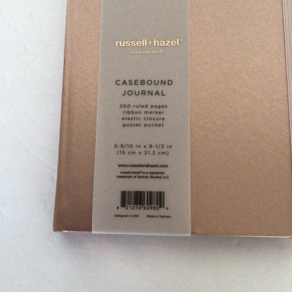 RUSSELL + HAZEL HARD COVER UNDATED JOURNAL PLANNER NWT - Picture 3 of 16